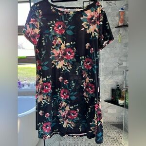 Floral Print Women's Dress